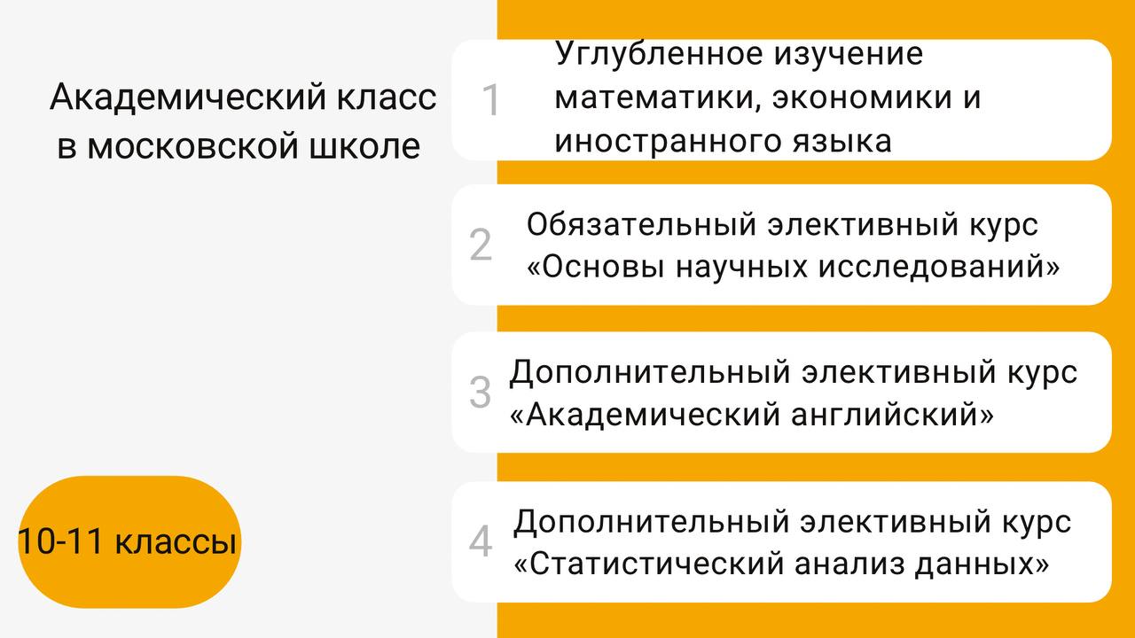 Прием обучающихся в предпрофессиональные классы в рамках проектов осуществляется на основании